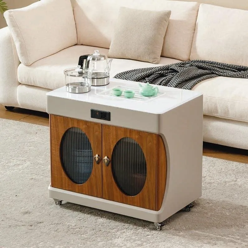 CX removable coffee table living room household small apartment modern simple light luxury high-end feeling rock slab