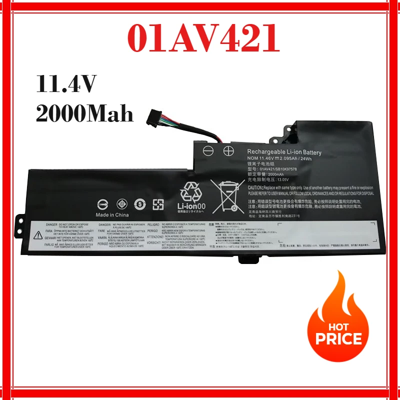 

Внутренняя батарея 2000 мАч 01AV421 для Lenovo ThinkPad T470 T480 T570 T580 TP25 01AV489 01AV420 01AV419 01AV425 01AV427 01AV428