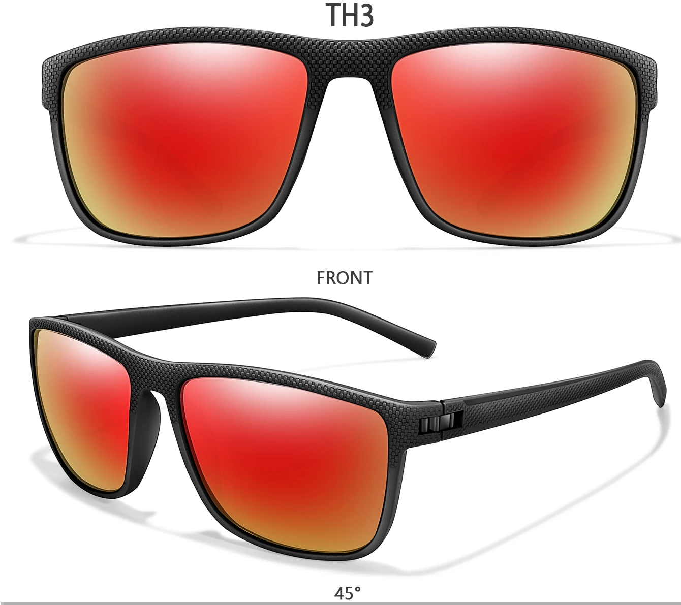 LOISRUBY Marke Klassische Radfahren Polarisierte Sonnenbrille Männer Frauen Mtb Fahrrad Platz Brillen Camping Wandern Schutzbrillen UV400 – Detail 6