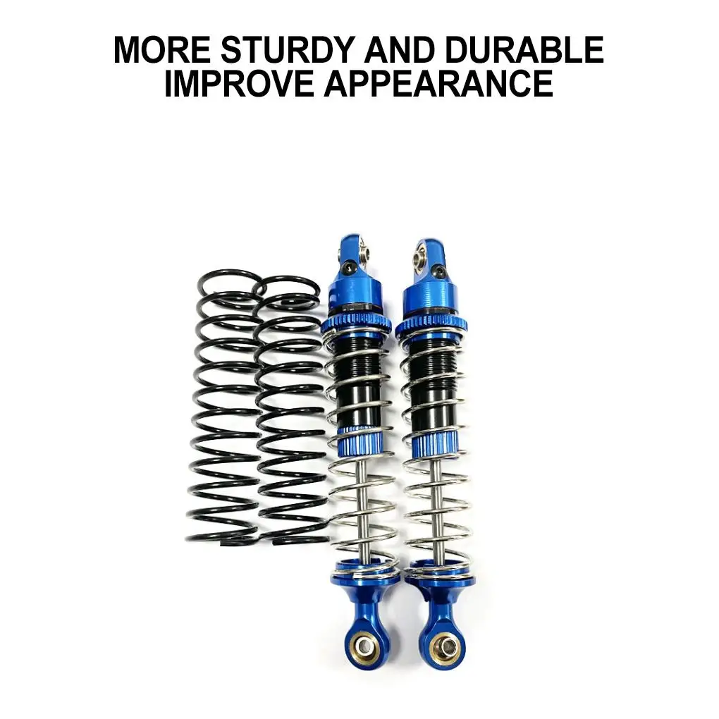 RCGOFOLLOW 2pcs Aluminum Alloy Wear-resistant Front Rear Shock Absorber For 1/10 Rc Front Rear Shock Absorber LOSI Baja