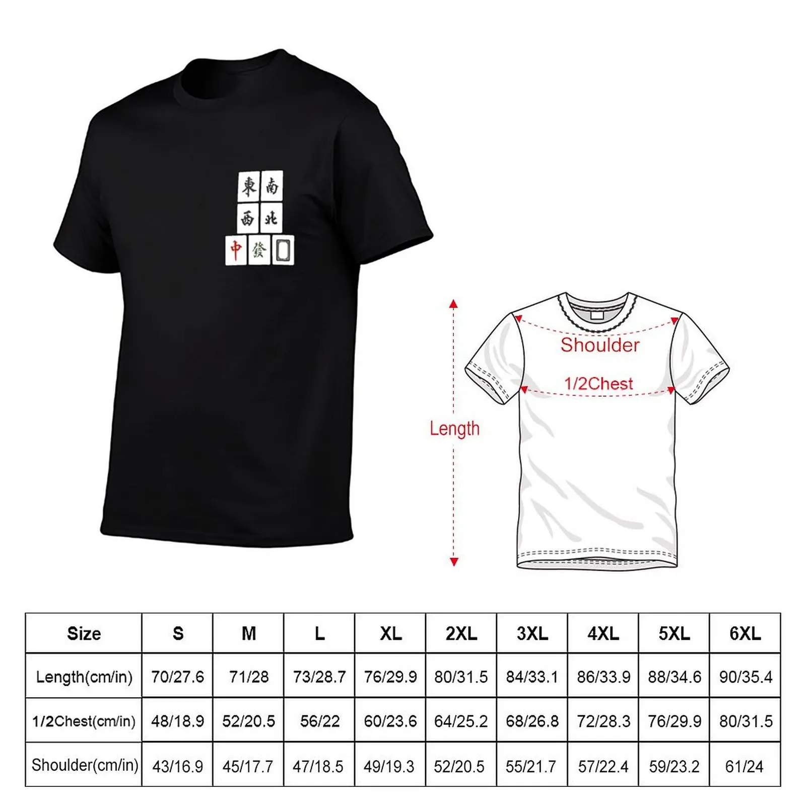 Mahjong Tile Honors 'Faan' T-Shirt sweat tops quick-drying street wear funny t shirts men