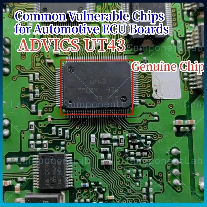 UT43 ADVICS For Toyota model RAV4 Prado ABS Computer Vulnerable power chip