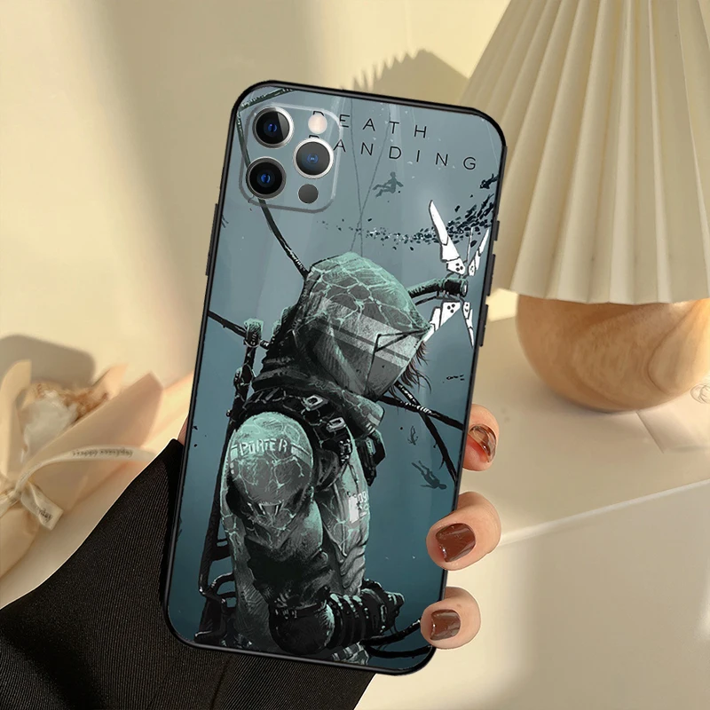 لعبة الموت تجديل حالة الهاتف آيفون 13 16 15 11 12 14 17 برو ماكس 12 ميني 15 16 زائد 16e 17 غطاء الهواء فوندا #6