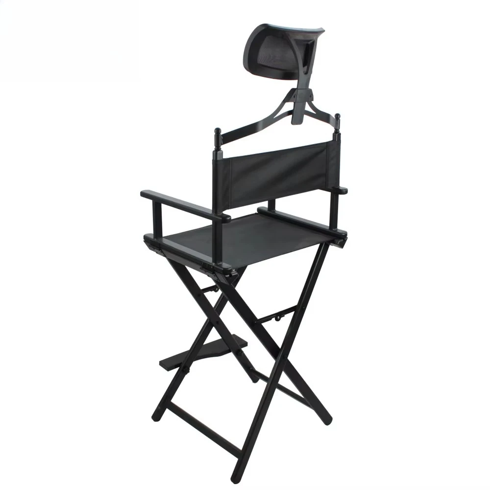 Outdoor Multifunctional Hairdressing Chair Portable Tall Folding Lightweight Aluminum Makeup Folding Director Chair