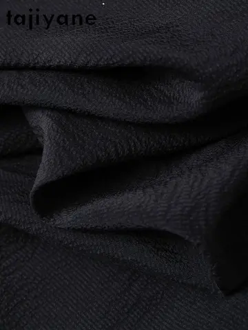 TAJIYANE 100% Äkta Mulberry Sidenklänningar 2025 Dam Sommar Svart Linneklänning Eleganta Långa Klänningar Damkläder платье женское 10 best sales 100 sidenklänningar - №9