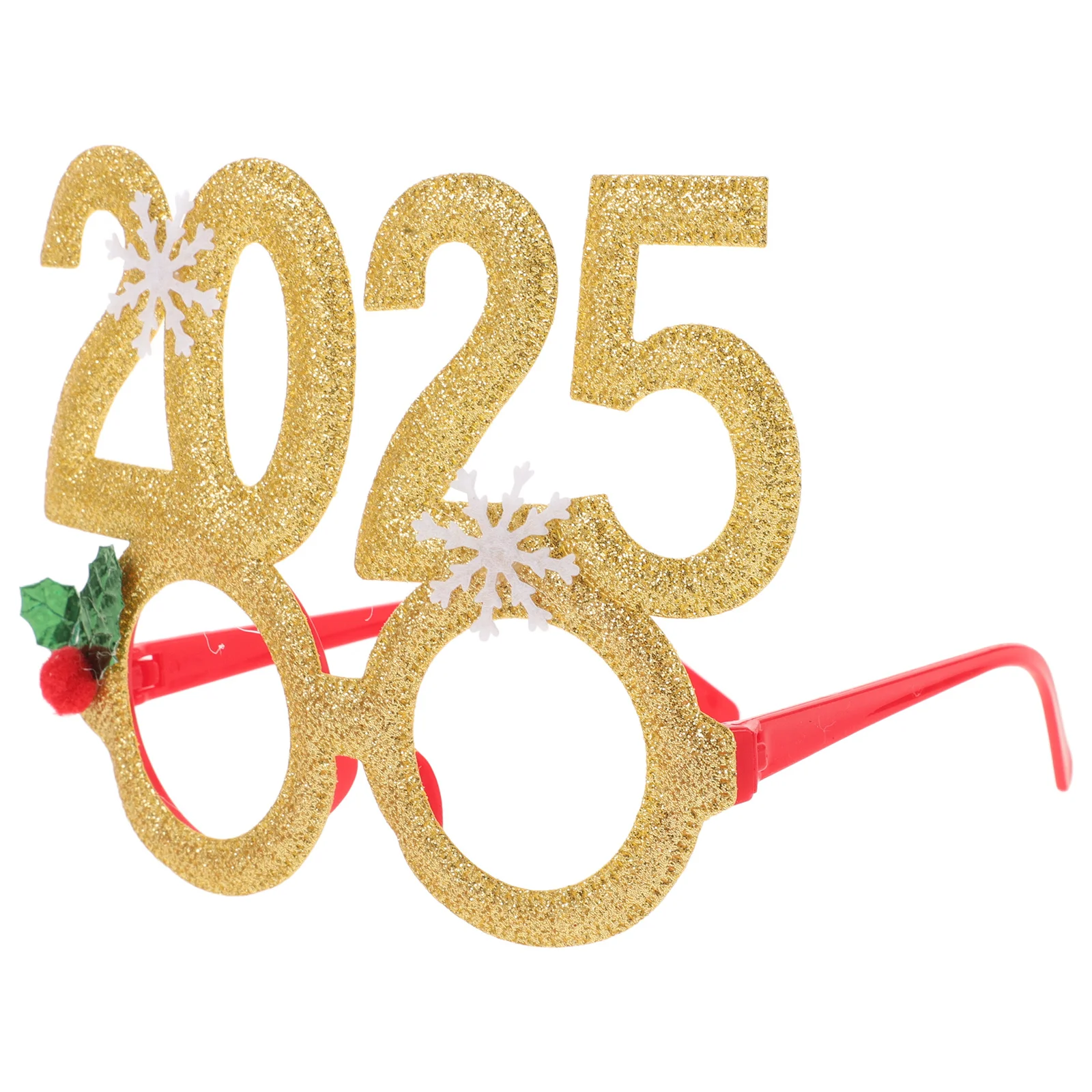 

Christmas Eyeglasses Props Bright Color Creative Design Comfortable Xmas Party Glasses Photo 2025 Christmas Glasses Frames