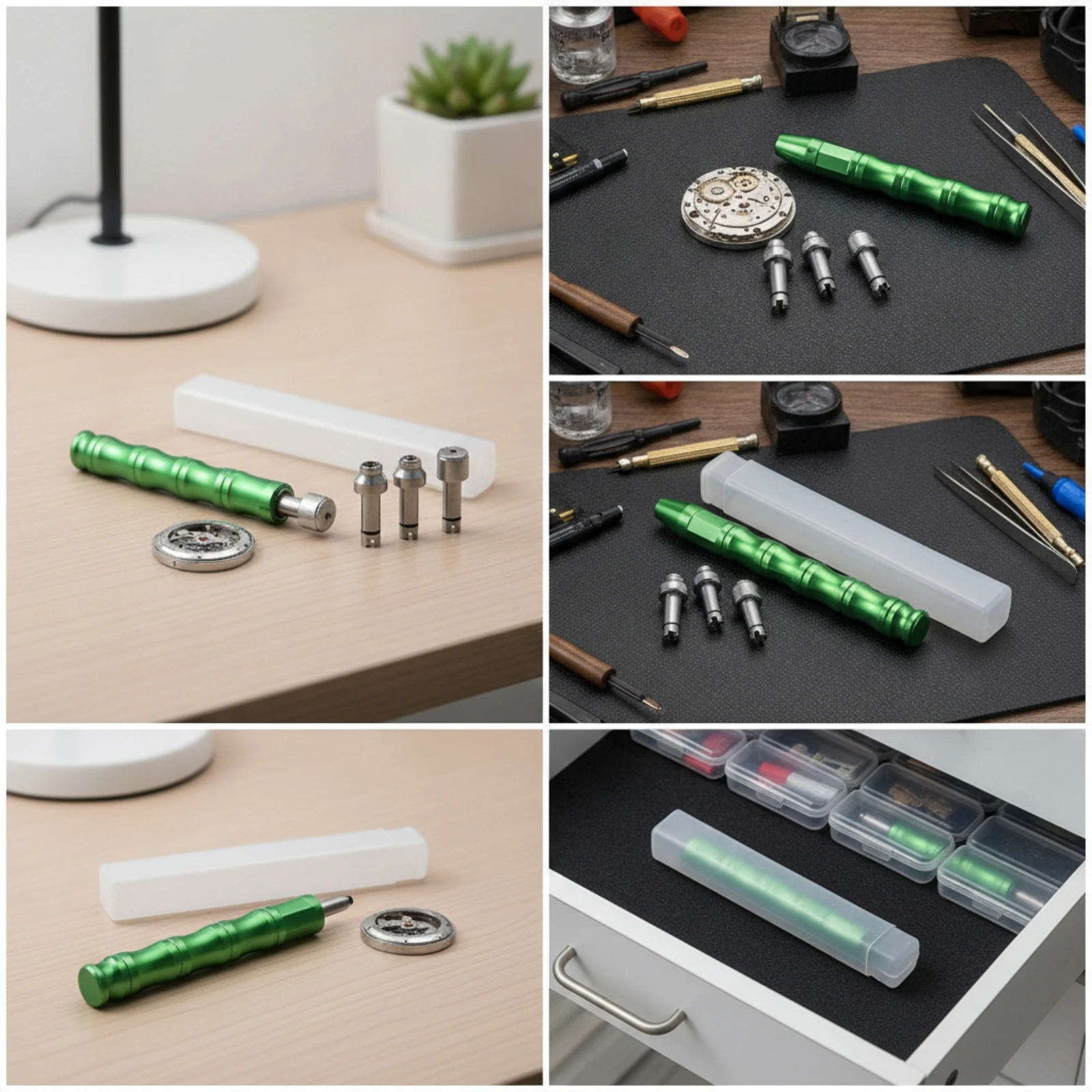 Watch Bearing Opener Metal Watch Bearing Opener with Replacement Head Long-Lasting Portable for Watchmakers, Bench Work - view 4