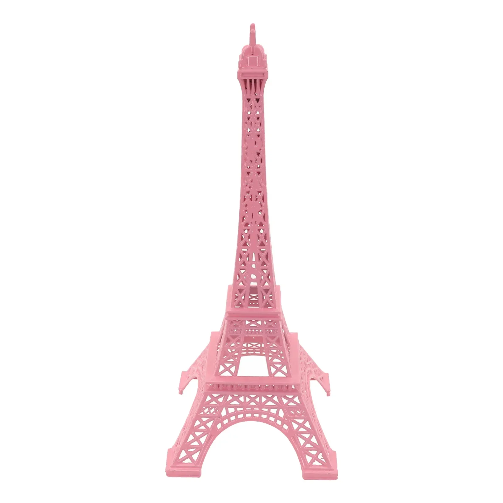 Memorable Souvenir Decor Statue Decor Statue Eiffel Tower Figurine Office Metal Ornaments Pink Alloy Handicraft