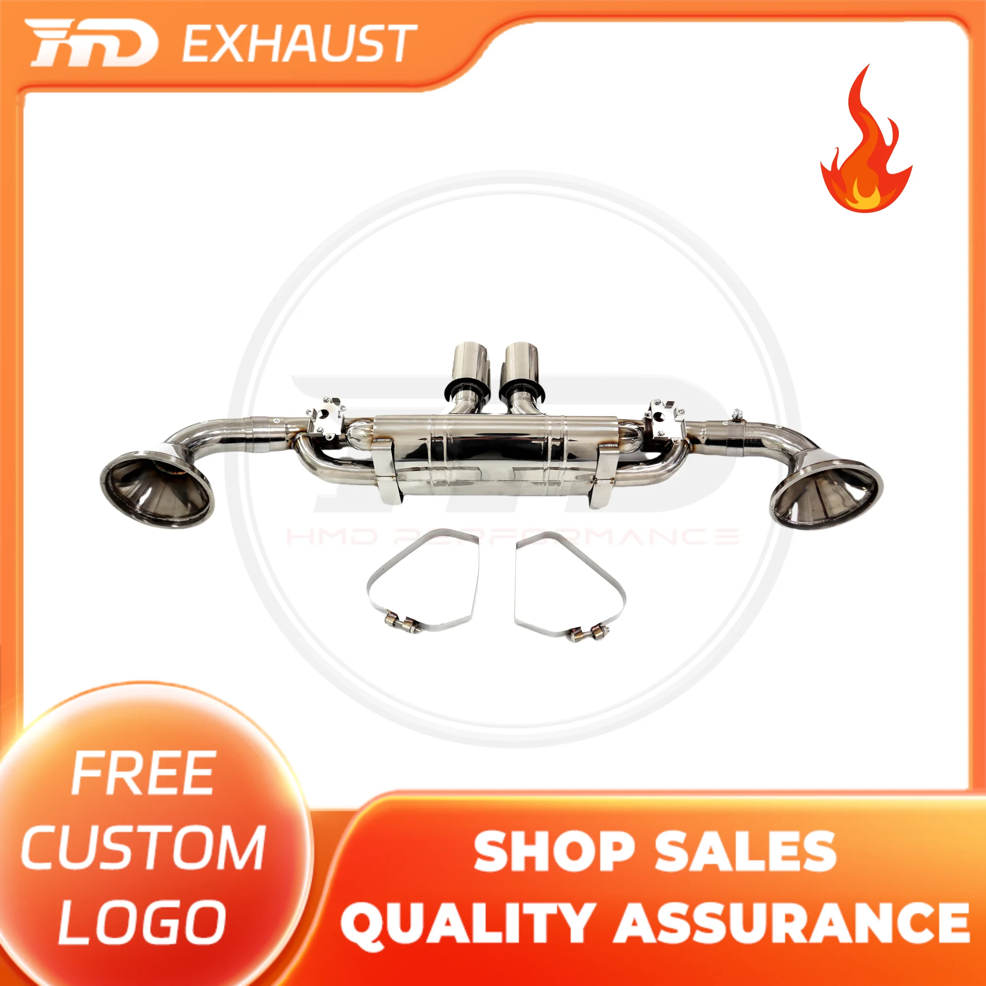 

HMD Exclusive customization Exhaust System Stainless Steel Performance Catback for Porsche 911 992 GT3 4.0T Muffler With Valve