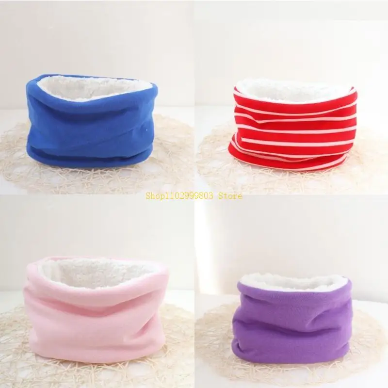 الخريف الشتاء الطفل وشاح بلون أفخم الأوشحة منديل الطفل طوق الرقبة J0MF #3