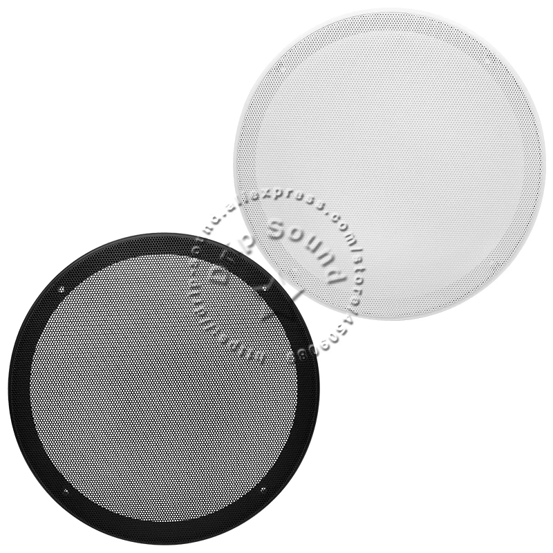 Para altavoz de Audio de coche grueso de 10 pulgadas y 267mm, cubierta de red de conversión, protección de rejilla de malla metálica circular decorativa