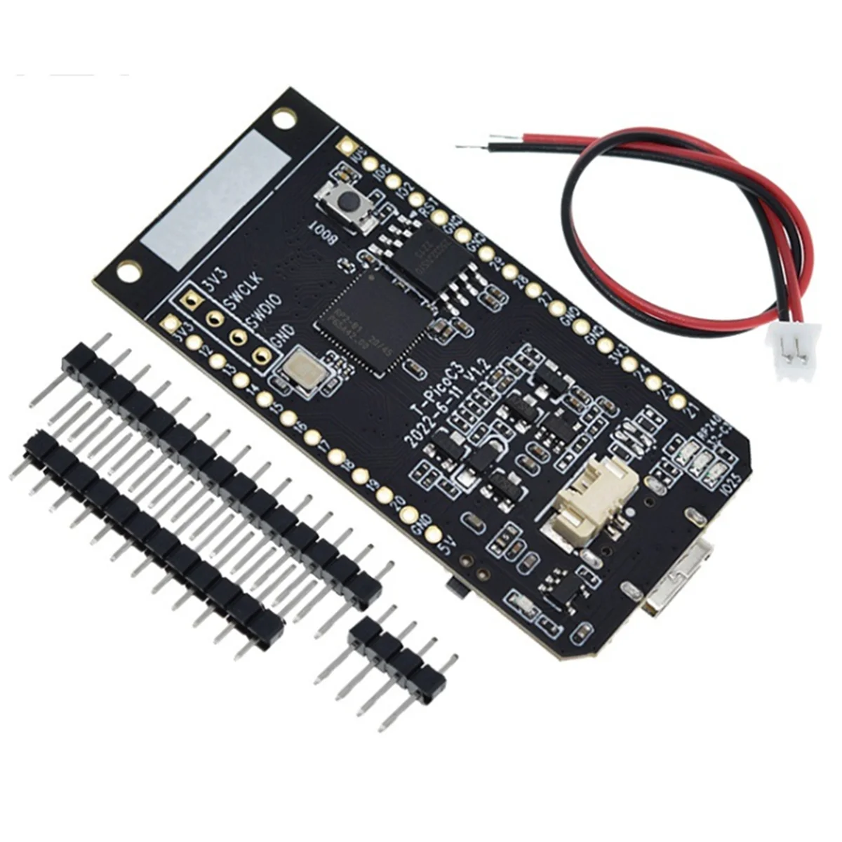 BNGF-T-PicoC3 ESP32-C3 RP2040 Wireless WIFI Bluetooth Module Development Board Dual MCU 1.14 Inch ST7789 Display for Arduino