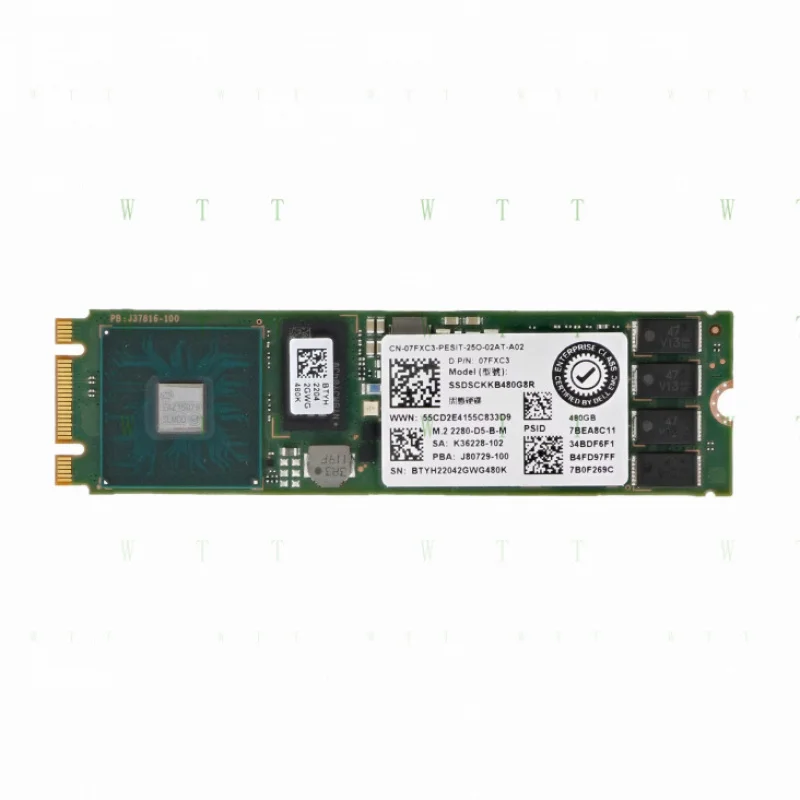 

MM New for Dell 480GB M.2 2280 SATA SSD Intel SSDSCKKB480G8R Boss Card 7FXC3 07FXC3