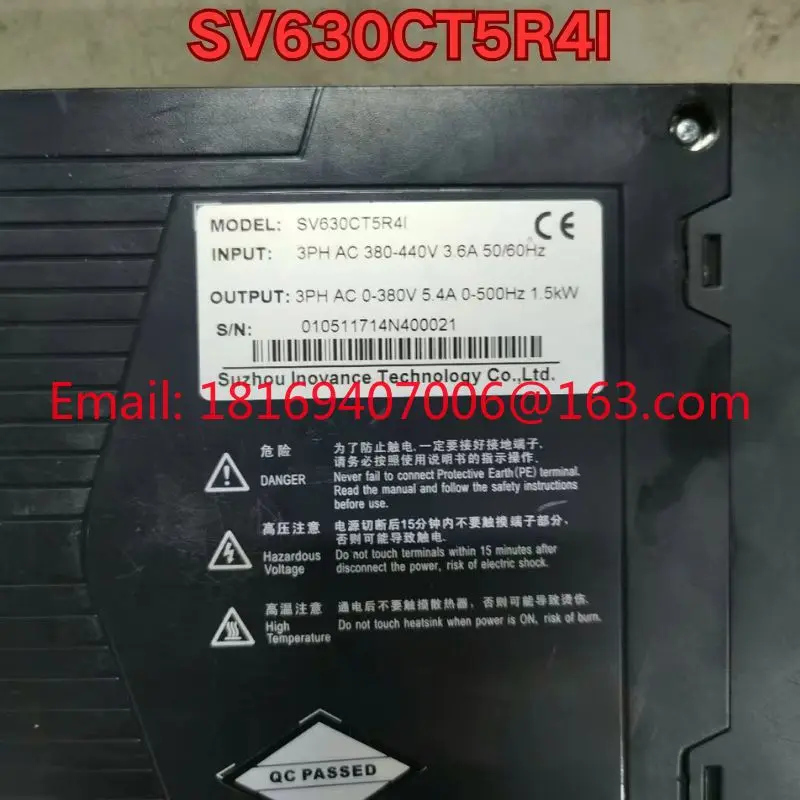 اختبار وظيفة محرك سيرفو SV630CT5R4I المستعمل عادي