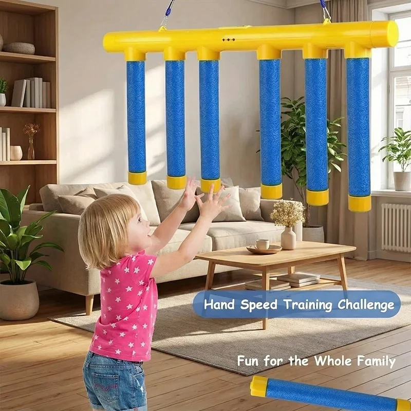 Jeu de bâtons de chute de défi, jouet de capture de bâtons pour enfants, capacité de réaction, jouet interactif éducatif Parent-enfant, sport