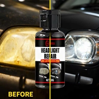 30G Headlight Repair Spray - Long-Lasting Luster, Fast Fix for Oxidation/Scratches, Easy to Apply & Carry, Restores Bright Clear