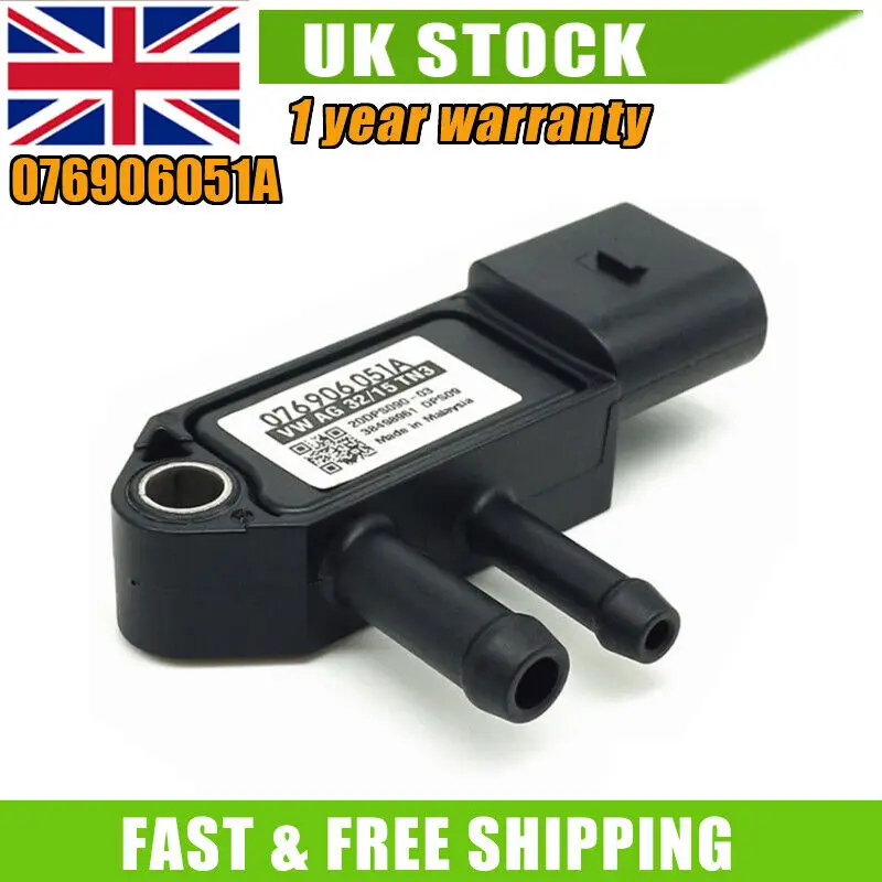 1pcs Automotive Diesel Particulate Filter Pressure Sensor 076906051A Suitable For Volkswagen Skoda Audi And Seat DPFs