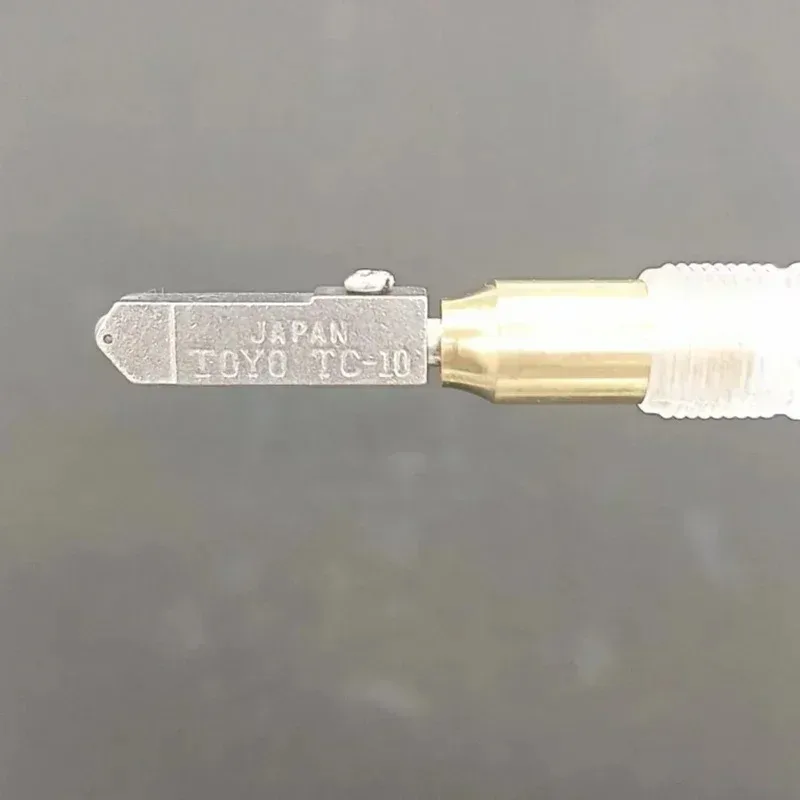 1 قطعة TC-10 للزجاجات الزجاجية أداة يدوية لقطع الزجاج مع طرف ضيق ومقبض معدني قطع الماس استبدال القاطع الرأس
