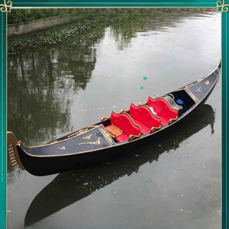 Photography Decoration Boat Luxury Water Park Hand Rowing Boat Ornament