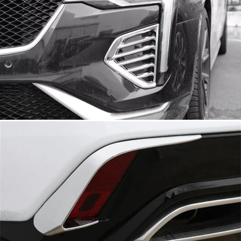 

Защитная рамка противотуманной фары для Cadillac CT4 2020-2025, предотвращает царапины, улучшает концентрацию света