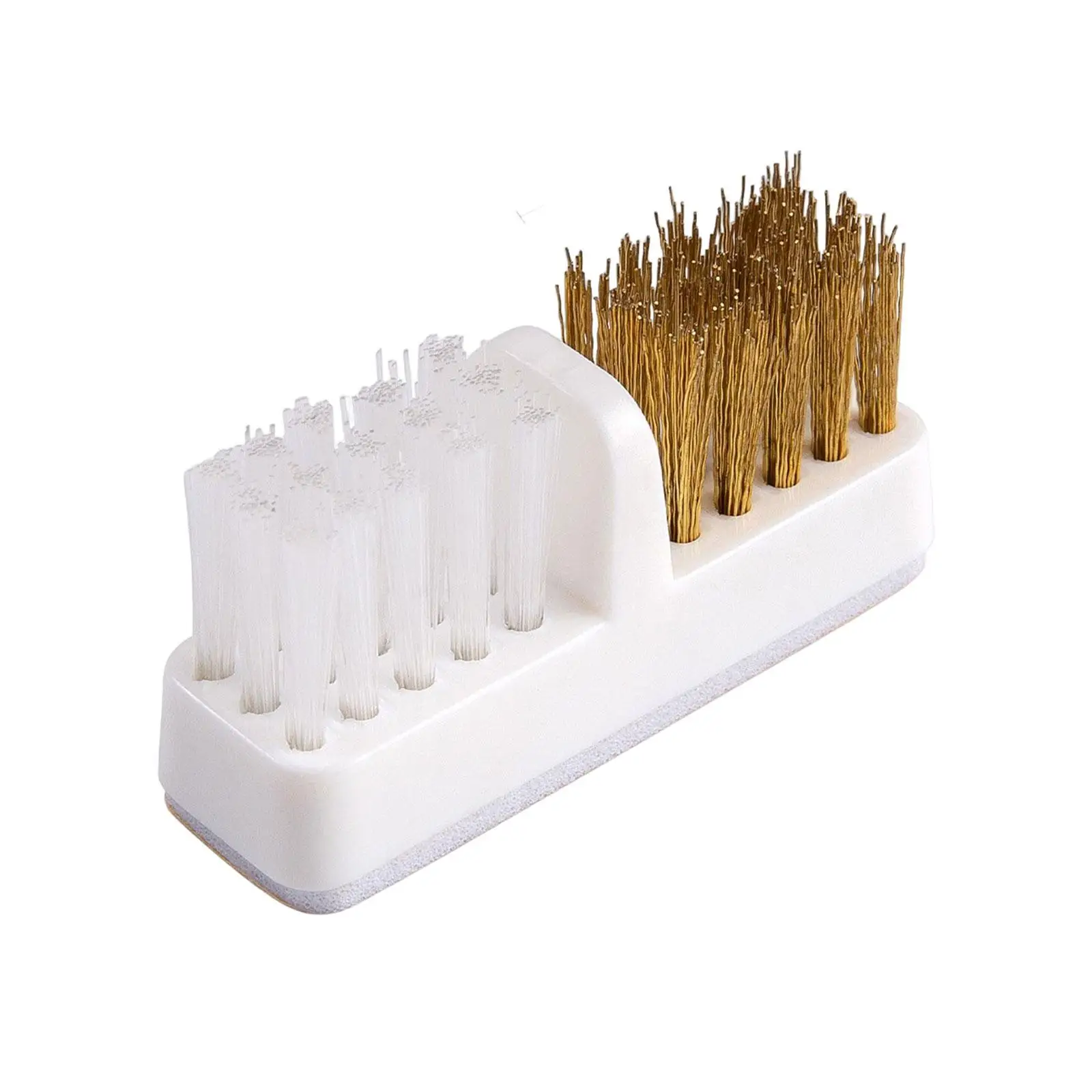 2x Przenośny Frez do Paznokci z Szczotką, Drut Stalowy i Miękkie Szczotki, Głowica Frezu Dwufunkcyjna