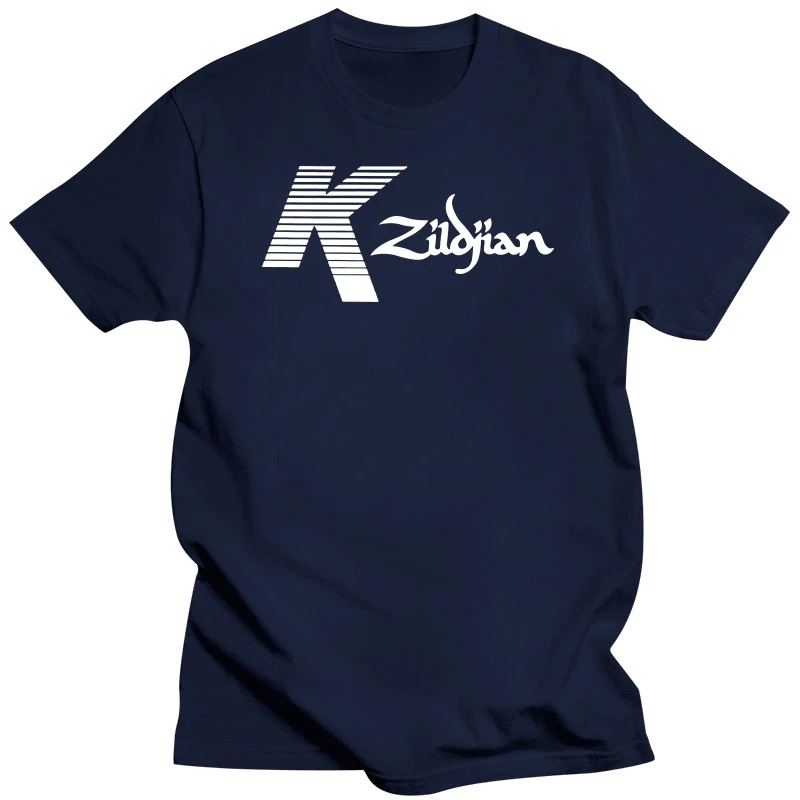 Zildjian K Percussion Drums Cymbal Logo - Black custom t-shirt tee