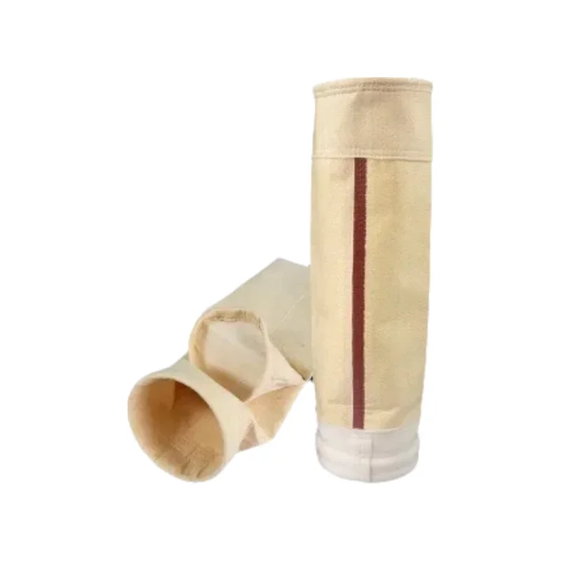 Polyester PPS Fluoropolymer Dust Collector Bags High-temperature Resistant Fiberglass Coated Dust Collection Bags
