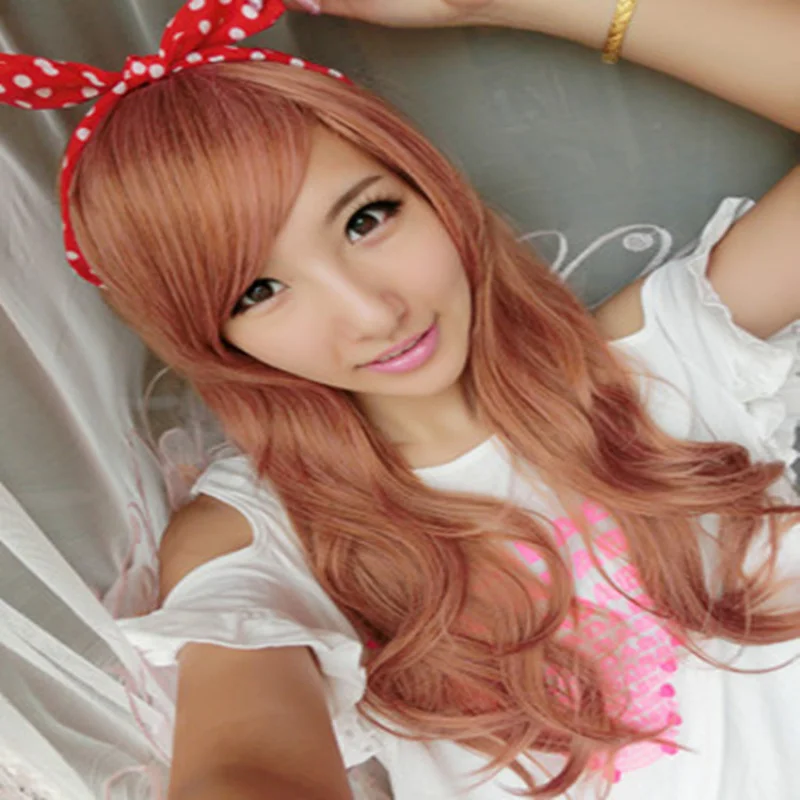 Real Shot Gemengde Kleur Anime Kleurrijke Stage Performance Harajuku Vrouwelijke Cosplay Pruik Dagelijks Kleine Magische Fee