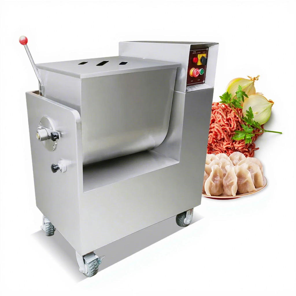 

35kg 50kg 70kg 100kg 120kg 150kg Hopper Paddle Type Mix Machine Baozi Filling Mixer Dumpling Stuffing Meat Mixing Machine
