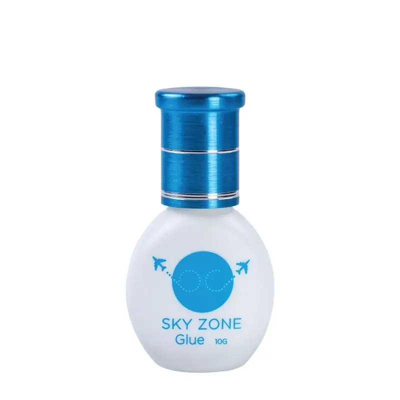 10ml Sky Zone Glue for Eyelash Extensions Fastest Dry Low Irritation Korea Original Lash Glue Keep 6-7weeks Wholesale