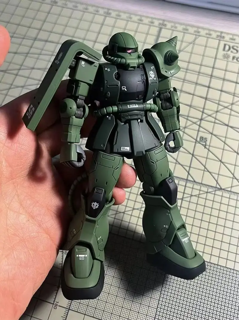 Hg 1/144 Gto Ms-06c-6/R6 Zaku 2 Type C-6 Action Figure Robot Mecha Assembly Model Kit Collectible Figurines Model Doll Toys Gift - view 5