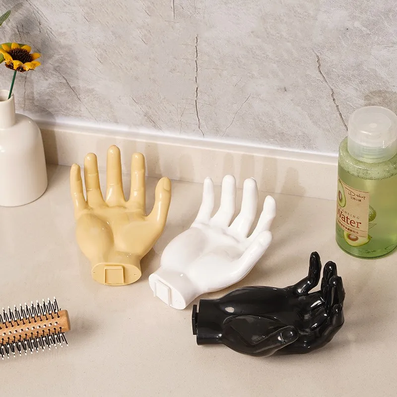 

1PC Palm Shaped Wall Hanging Strong Non Punching and Traceless Hook Home Wall Storage Key Earphone Storage Rack Organization