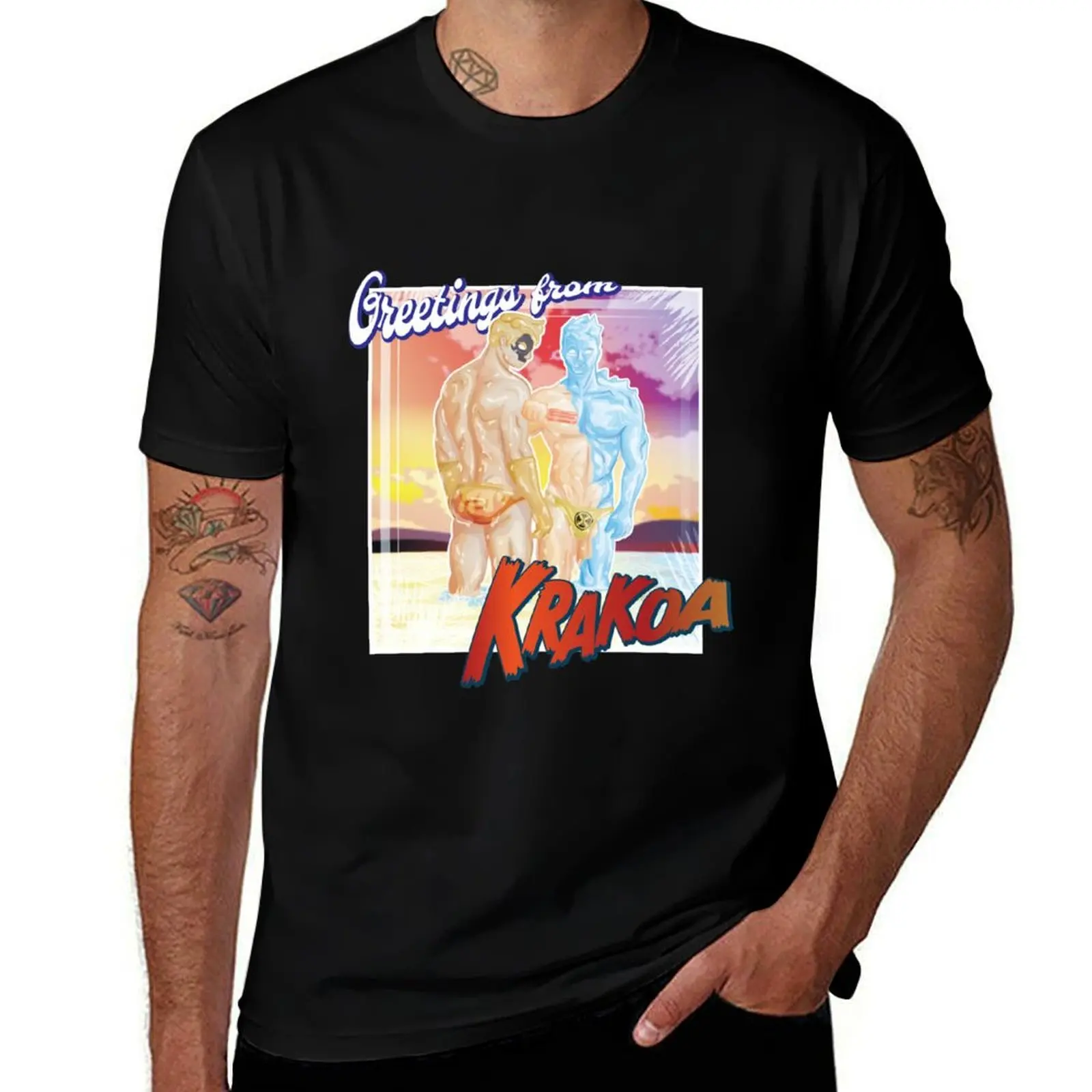 

Greetings from Krakoa T-Shirt Work Outdoor Short Sleeve Tee