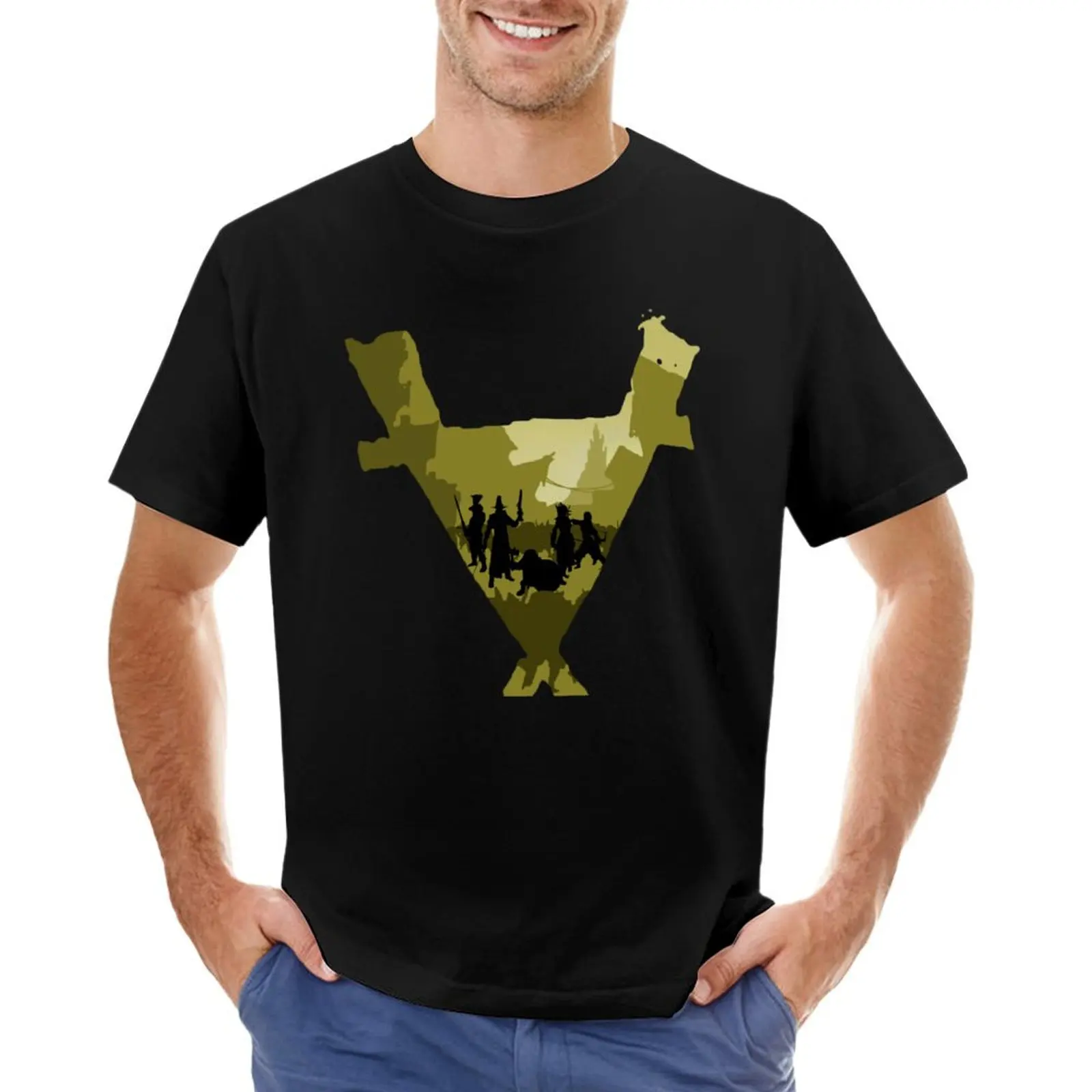 Vermintide Last Stand Silhouette T-Shirt quick-drying cheap stuff summer top mens t shirts