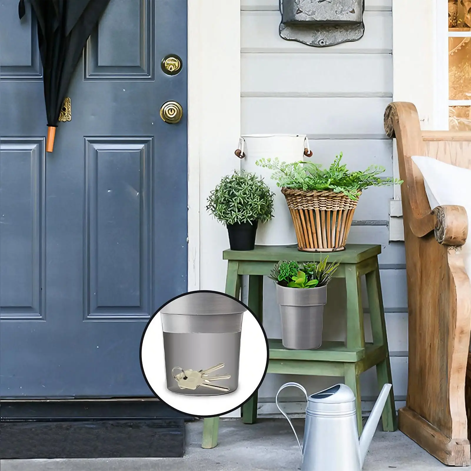 Safe Fake Flower Pot Containers Realistic Money Storage Safe Box With Lock Insurance Password Storage Mini Organizer Small Box