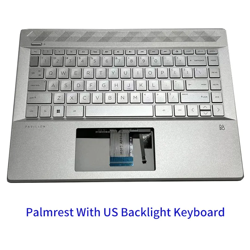 New Origina For HP Pavilion 14-CE TPN-Q207 Laptop LCD Back Cover / Palmrest With US Keyboard  L19174-001  L19190-001 L19191 -001