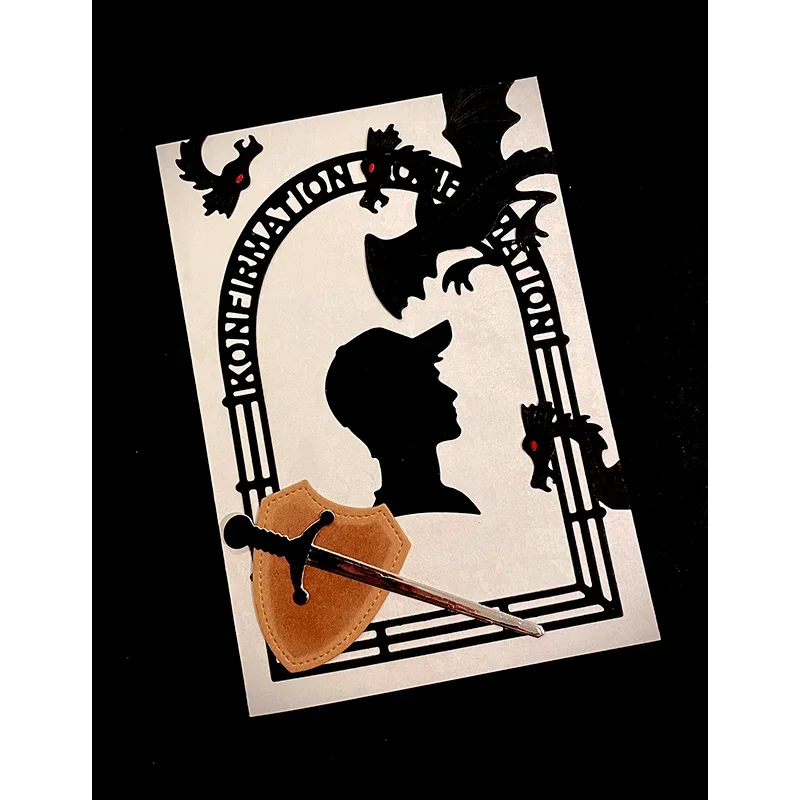 مربع الطوقان الطيور رسالة في زجاجة الحب إطارات المعادن قطع يموت سجل القصاصات Stencil النقش قالب DIY بها بنفسك بطاقات المعايدة #5