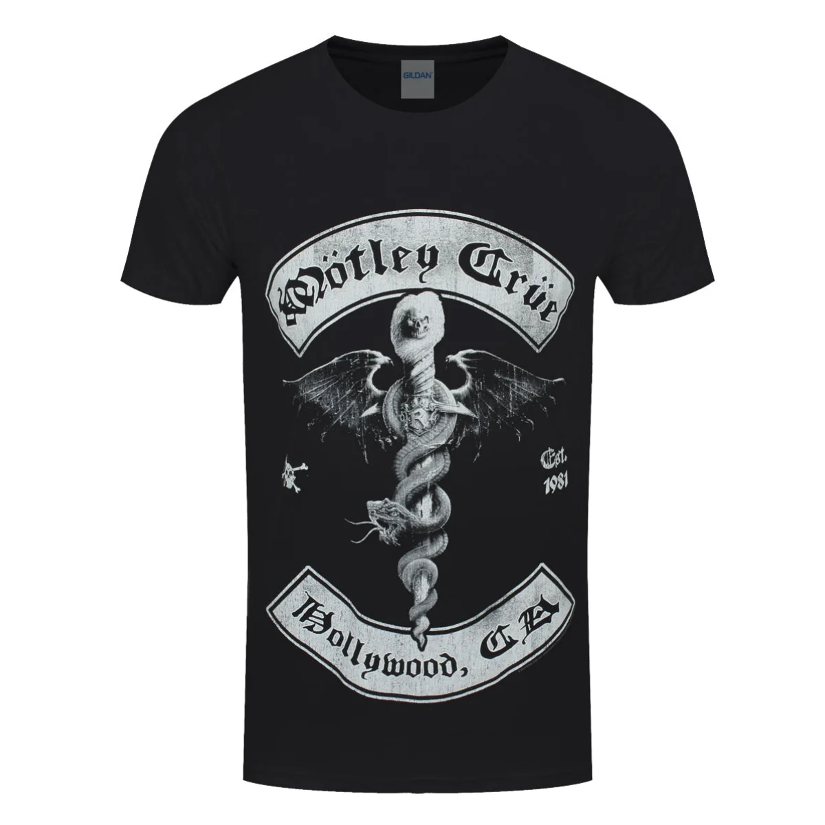 Pop Motley Crue Graphic Cotton T-shirt Unisex Summer Short Sleeve Fashion Brand Tee Luxury Casual Vintage Tees