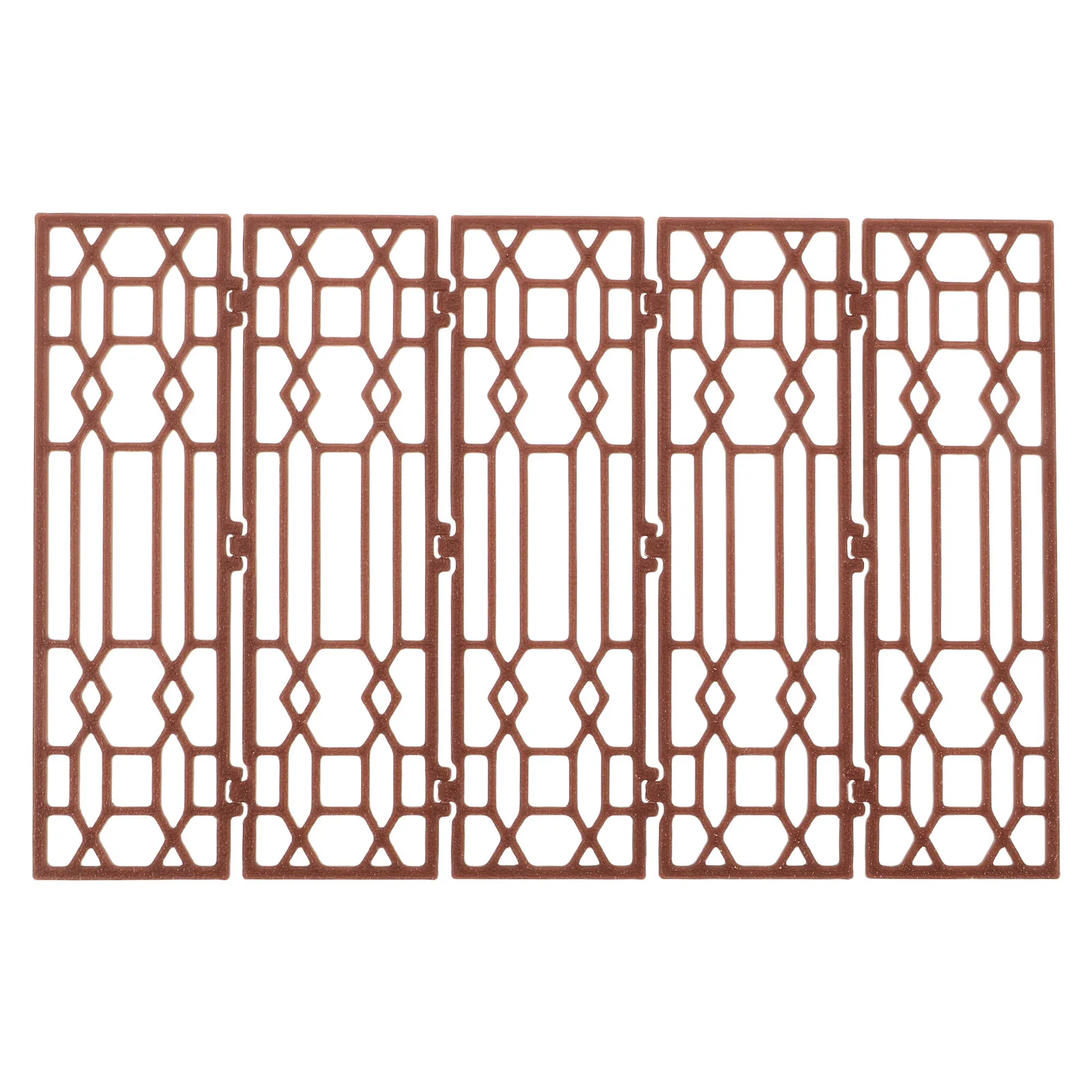 

Mini Chinese Folding Screen 5.15x3.34x0.07 Vintage Decorative Desktop Room Divider Dollhouse Ornamental Screen Decoration