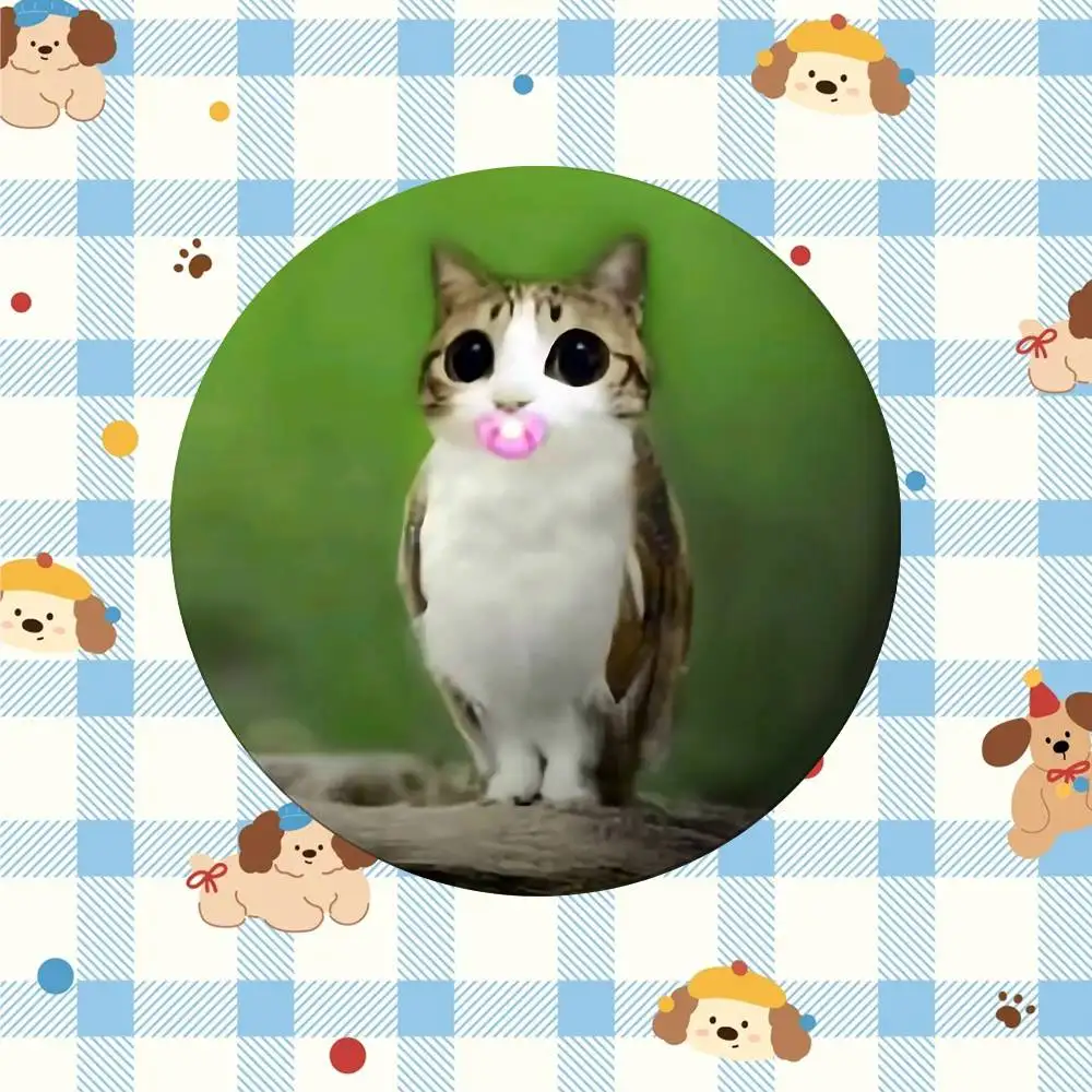 Niedliche Katzen-Memes Meow Kawaii Abzeichen Kreative Blechpins Kreative Zitat-Broschen Kleidung Rucksack Schmuck Geschenk Für – Detail 36