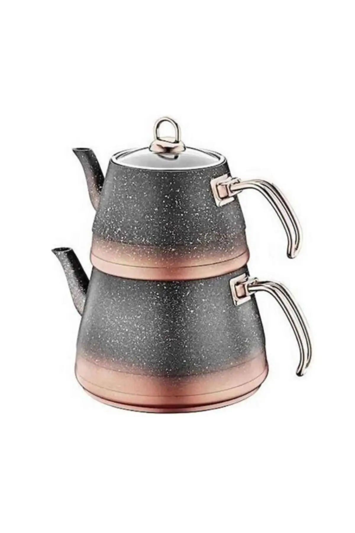 DOLBOVI 8200 granite teapot M Boy glass cover-copper Tea Pots Handmade