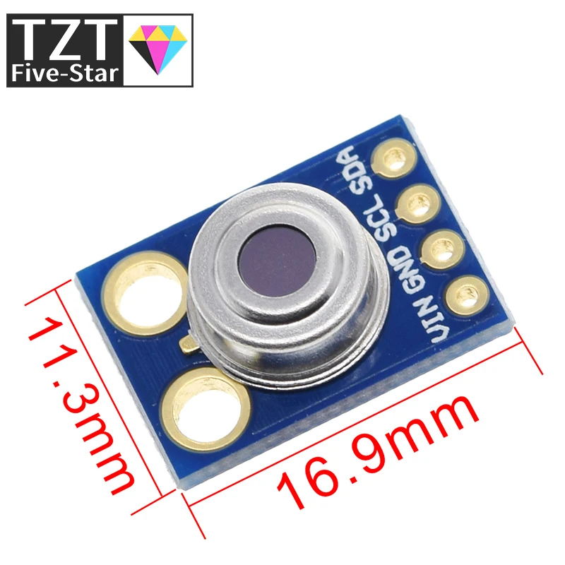 TZT GY-906 MLX90614ESF New MLX90614 Contactless Temperature Sensor Module For Arduino Compatible