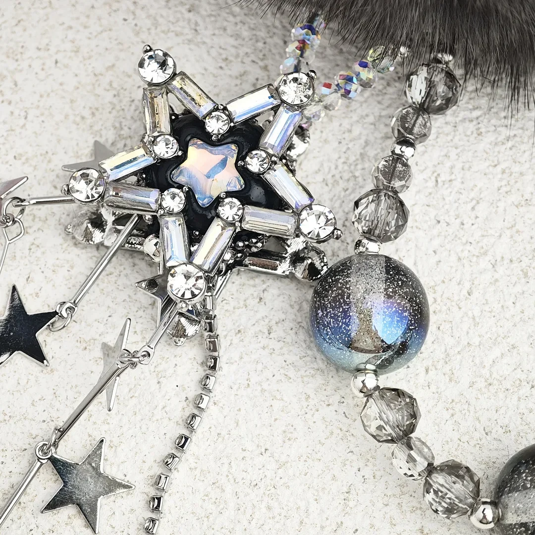 The Shape of Stars Fashionable Key Chains Anti Loss Ornament Chain for Phone, Bags and Keys