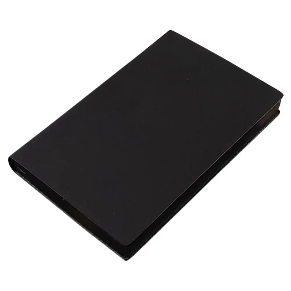 Black Paper Blank Notebook PU Cover A5 Size for Journaling Sketching Notes Creative Journal Planner School Supplies