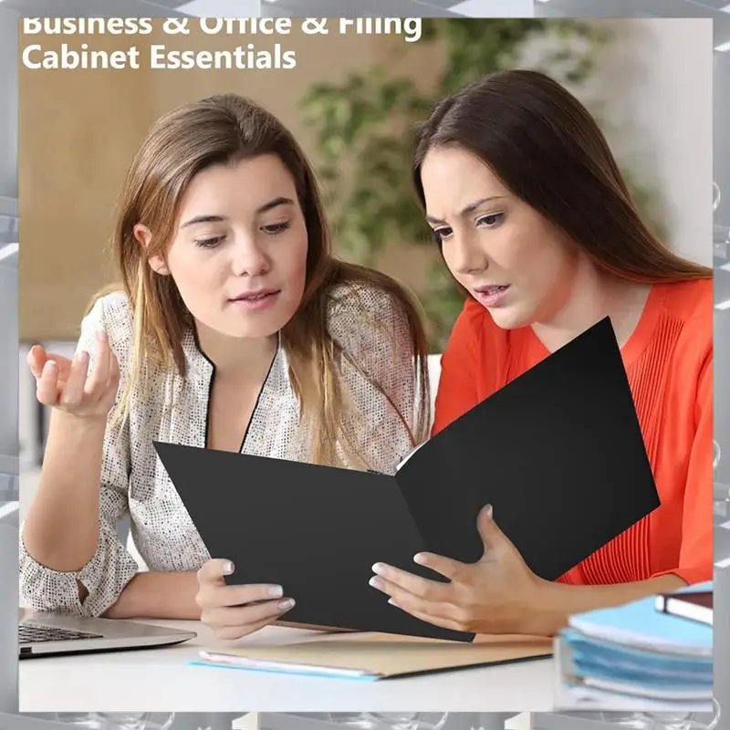 مجلدات رائجة البيع مع جيوب، 25 عبوة من 2 مجلدات جيب تناسب حجم الرسالة، مجلد ملفات مع جيوب للمدرسة والمكتب والمنزل، قابلة للطي