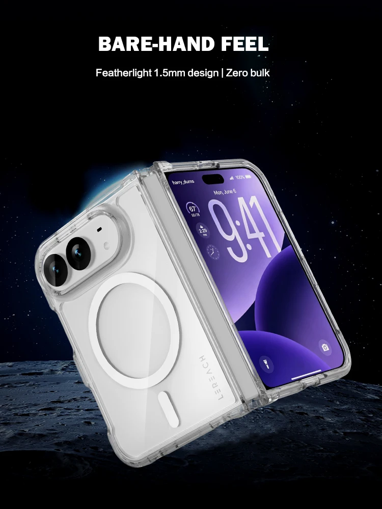 Für iPhone 18 Ultra Hülle Magnetische Hartabdeckung TPU+PC Klare Sturzsichere Handyhülle Für iPhone 18 Ultra – Detail 11