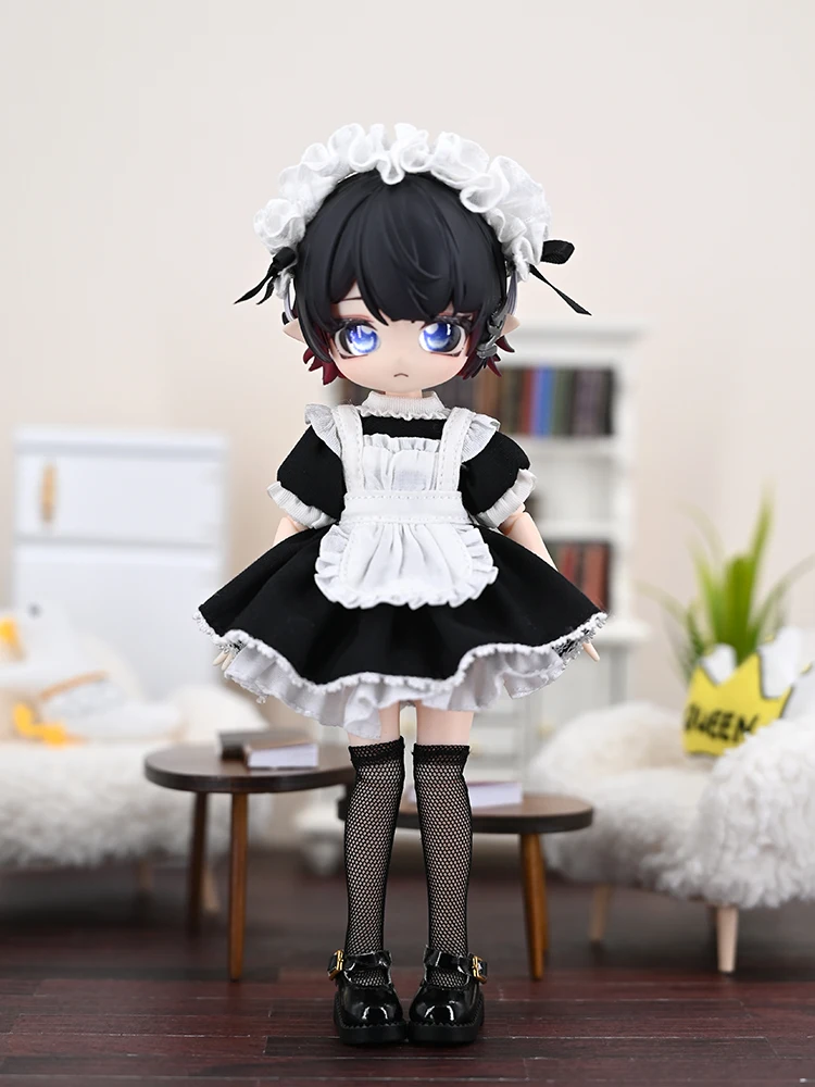 Cute12 Punten Bjd Poppenkleertjes Mjd Ob11 Pop Meid Outfit 1/12 Poppenkleertjes Accessoires Alleen Kleding