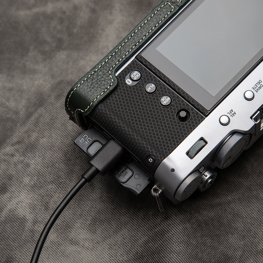 خمر X100VI حقيبة واقية حقيبة كاميرا ل Fujifilm X100VI حافظة جلد طبيعي X100VI حقيبة كاميرا ملحقات الكاميرا #6