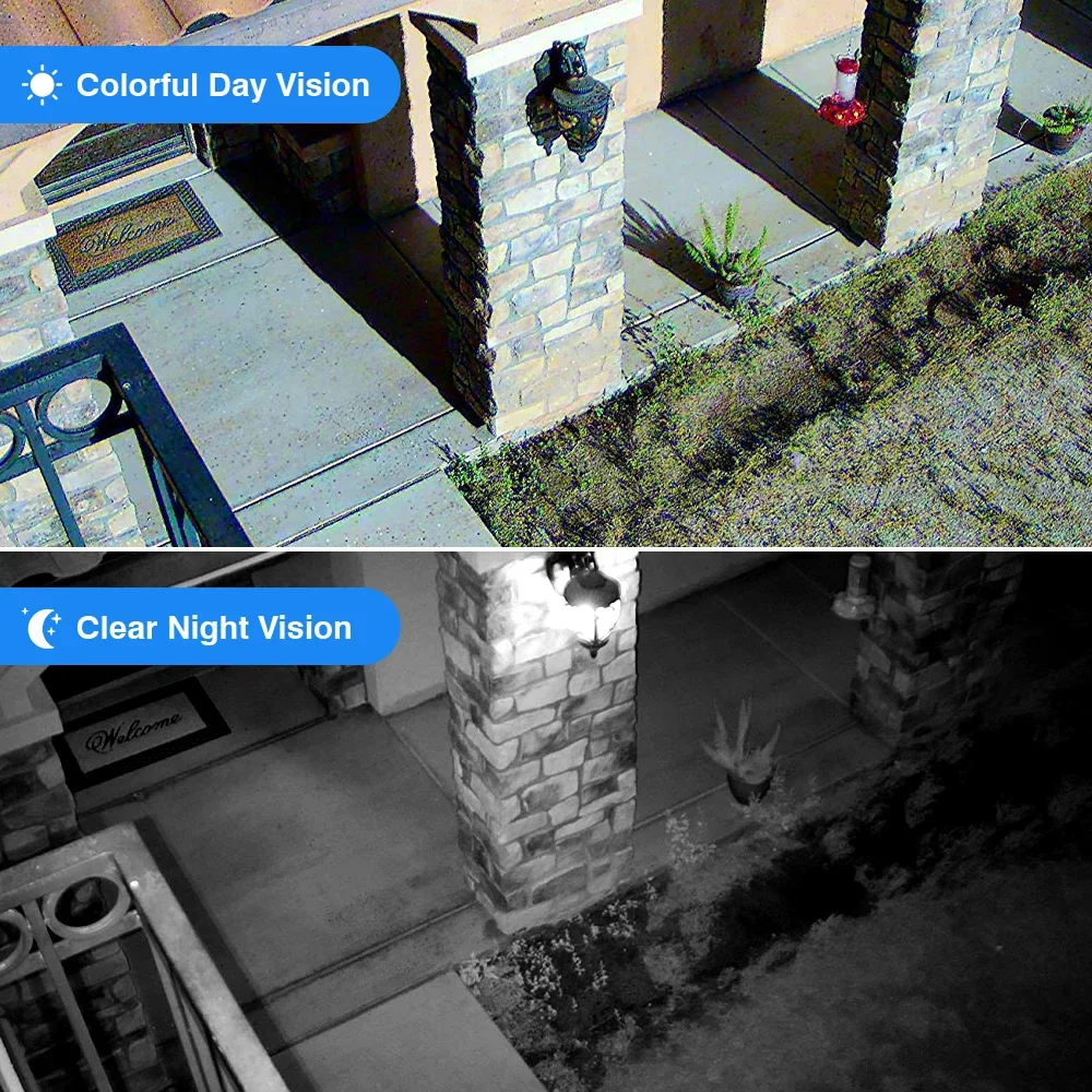 ชุดกล้องวงจรปิดไร้สาย JideTech Wifi 3MP 4CH HD IP Camera NVR Kit พร้อมเลนส์คงที่ 3.6 มม. สำหรับบ้าน ระบบรักษาความปลอดภัยแบบ Bullet Camera