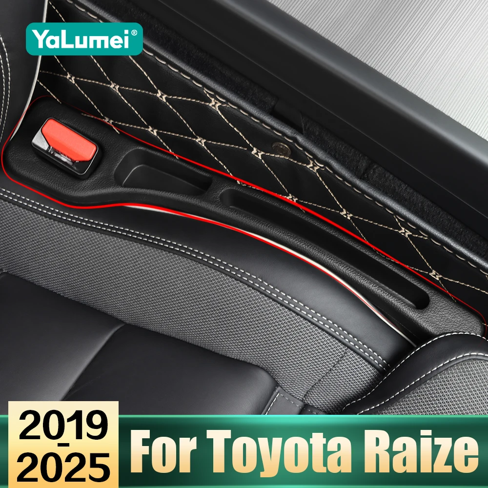 Accesorios de coche para Toyota Raize 2019 2020 2021 2022 2023 2024 2025 tira de almacenamiento para espacio de asiento tira de relleno flexible a prueba de fugas
